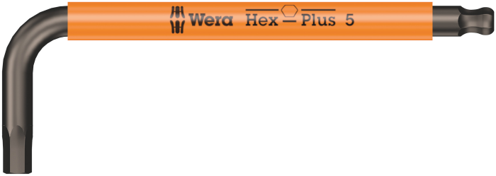 Wera 950 - Spks Flerfarget Hex-Plus 5,0 - Unbrakonøkkel