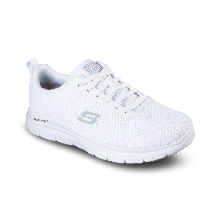 Skechers Flex Advantage Bendon - Ob - Herre - Arbeidssko Hvit 46 4