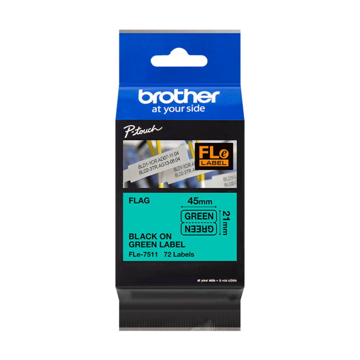 Brother Fle-7511 Grønn Tape – Holdbar, Enkel Å Bruke (Brofle7511, 1 Eske) 5