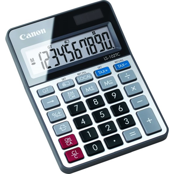 Canon Skrivebordskalkulator – 10-Sifret Lcd-Skjerm, Enkel Prosentberegning (Can11062, 1 Eske) 2