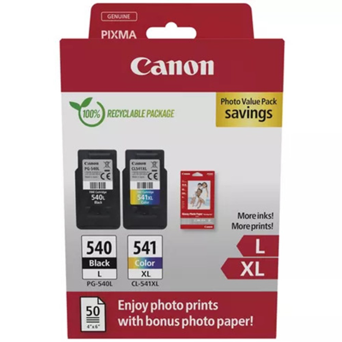 Canon Photo Value Pack – 50 Ark, Høy Kvalitet (Can5224b012, 1 Eske) 2