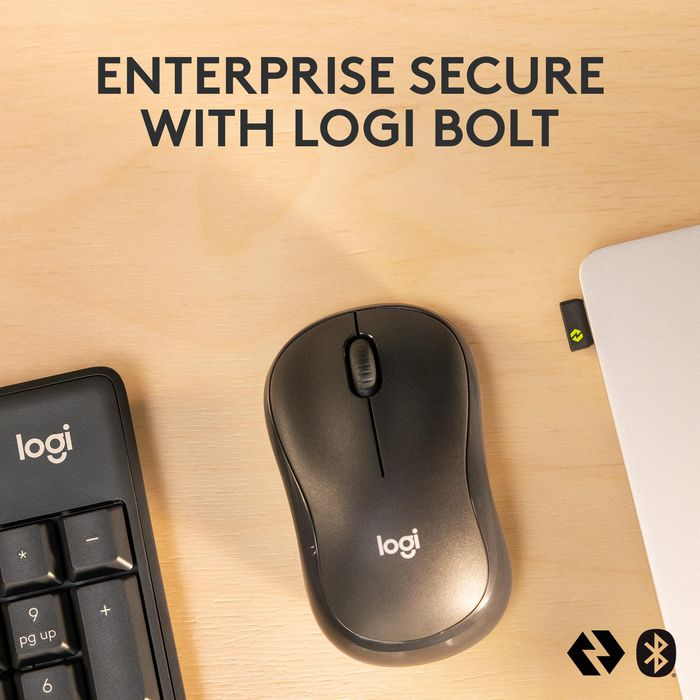 Logitech Mk370 Combo For Business, Us International, 1 Stykk, Sen-W128428253 Grafitt 7