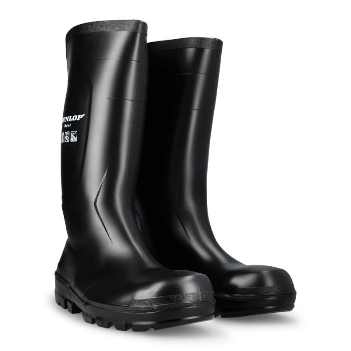 Dunlop Work It Black - S5 - Verne Støvel Svart 42 5