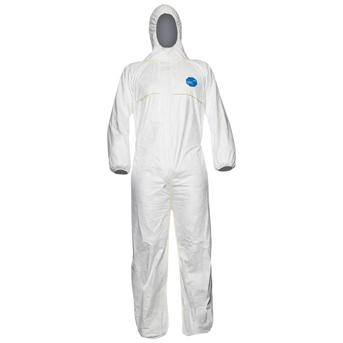 Dupont Tyvek 200 Easysafe – Antistatisk, Pustende ( 1053-Xxl, Hvit, 1 Stykk, Størrelse-Xxl ) Hvit XXL