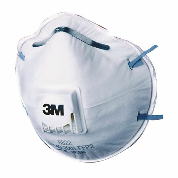 3M 8822 Støvmasker – Komfortabel, Effektiv Beskyttelse ( 8822, Hvit, 1 Stykk ) Hvit 4