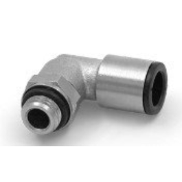 Roterende albue 90° G1/8 for 8 mm slange
