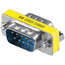 MicroConnect Mini Gender DB9 M/M, 1 Stykk, SEN-MOD99