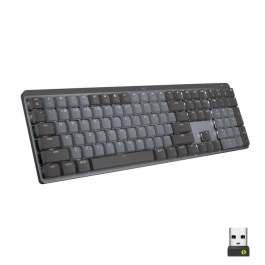 Logitech MX Mechanical Wireless Illuminated Performance Keyboard, US International, Logitech Clicky, 1 Stykk, SEN-W128232908