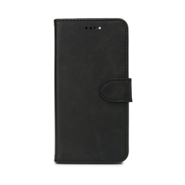 eSTUFF iPhone 12 WALES PU-lommebokdeksel - Svart, 1 Stykk, SEN-W128339221