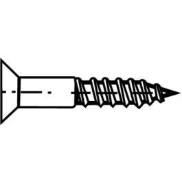 Arvid Nilsson Treskrue DIN 7997 Messing 2,5 × 10 PZ 1