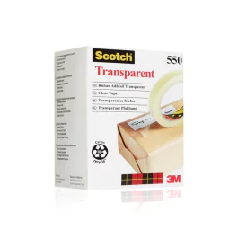 3M Scotch 550 Teip – Holdbar, Allsidig Bruk (3M5501966, 8 Eske)