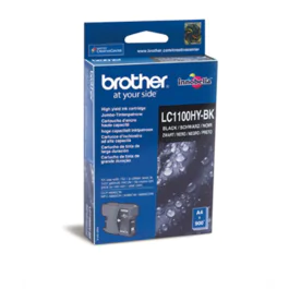 Brother LC1100BK Blekkpatron – Høy kapasitet (BROLC1100HYBK, Svart, 1 Eske)
