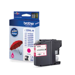Brother LC225XLM Blekkpatron – Høy kapasitet (BROLC225XLM, Magenta, 1 Eske)