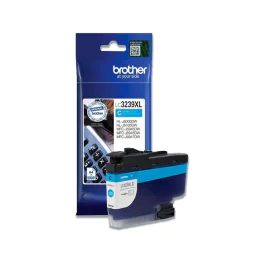 Brother LC3239XLC Blekkpatron – 5000 Sider (BROLC3239XLC, Cyan, 1 Eske)