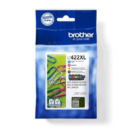 Brother LC422XLVAL Multi-pack – Kompatibel med flere modeller (BROLC422XLVAL, Flerfarget, 1 Eske)