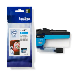 Brother LC427C Blekkpatron – Høy kapasitet, kompatibel (BROLC427C, Cyan, 1 Eske)