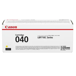Canon CRG 040 Toner – Kapasitet 5.400 sider (CAN20242, Gul, 1 Eske)