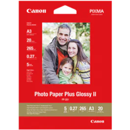 Canon PP-201 Fotopapir – Høy Kvalitet, Blank Finish (CAN24106, 1 Eske)