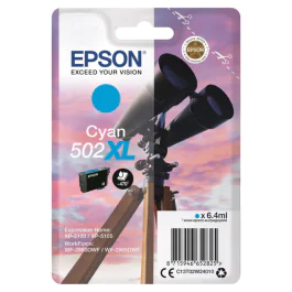 Epson T502 Blekk – Høy Kvalitet, Lang Varighet (EPST02W24010, Cyan, 1 Eske)