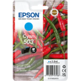 Epson T503 Blekkpatron – Høy kvalitet, langvarig (EPST09Q24010, Cyan, 1 Eske)
