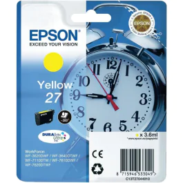 Epson T2704 Blekkpatron – Høy kapasitet (EPST27044012, Gul, 1 Eske)