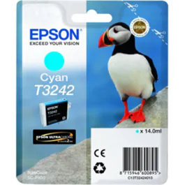 Epson Cyan Blekk – Høy kapasitet, 980 sider (EPST32424010, Cyan, 1 Eske)