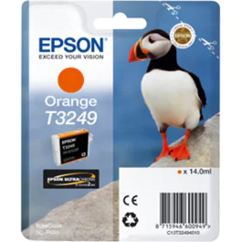 Epson T3249 Orange Blekk – Høy kapasitet, 980 sider (EPST32494010, Oransje, 1 Eske)