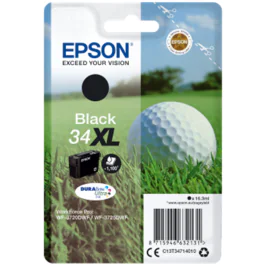 Epson T3471 Svart Blekk – Opptil 1.100 Siders Kapasitet (EPST34714010, Svart, 1 Eske)