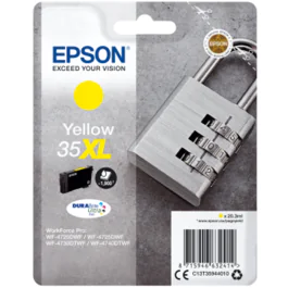 Epson Gul Blekk – Opptil 1.900 Siders Kapasitet (EPST35944010, Gul, 1 Eske)