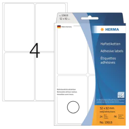 HERMA Etiketter Movables – Stabil Festing, Avtakbare (HER10618, 1 Eske)