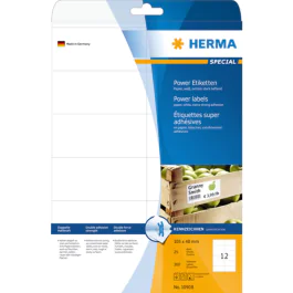 HERMA Etiketter Power A4 – Ekstremt Sterk Klebe (HER10908, 1 Eske)