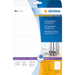 HERMA Ringperm Etiketter – Spesielt Designet For Blekkskrivere (HER4825, 1 Eske)