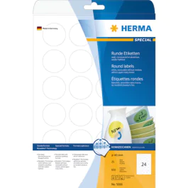 HERMA Etiketter Avtagbare A4 – Helt Avtagbare (HER5066, 1 Eske)