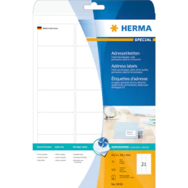HERMA Etikett Inkjet – Maksimal Fargegjengivelse (HER8838, 1 Eske)