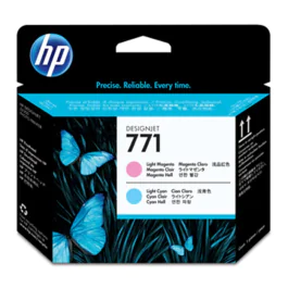 HP No771 Light Magenta/Cyan Printhead – Høy kvalitet, presis utskrift (HPCE019A, Lys magenta/lys cyan, 1 Eske)