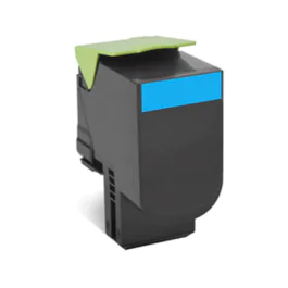 Lexmark 802HC Toner – Høy kapasitet, klar utskrift (LEX80C2HC0, Cyan, 1 Eske)