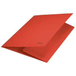 Leitz Klaffmappe – Premium Kvalitet, Miljøvennlig (LTZ39060025, Rød, 10 Eske)