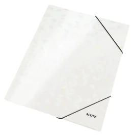 Leitz Strikkmappe WOW A4 – Holdbar og Stilig (LTZ39820001, Hvit, 10 Eske)