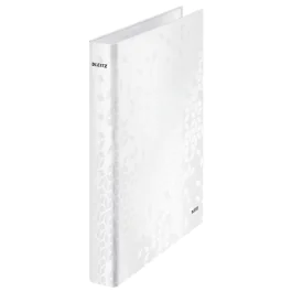 Leitz Ringperm WOW A4+ – Iøynefallende Design (LTZ42420001, Hvit, 1 Eske)