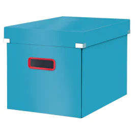 Leitz Click &Store Cosy Oppbevaringsboks – Sammenleggbar, Praktisk Design (LTZ53470061, Marineblå, 1 Eske)