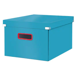 Leitz Click &Store Cosy Medium – Sammenleggbar Oppbevaring (LTZ53480061, Havblått, 1 Eske)