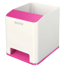 Leitz Penneholder WOW – Premium Kvalitet, Lydforsterkning (LTZ53631023, Rosa, 1 Eske)