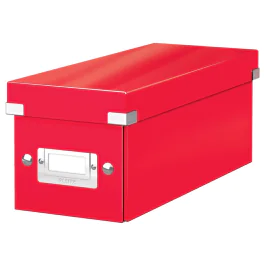 Leitz Oppbevaringsboks – Elegant Design, Praktisk Bruk (LTZ60410026, Rød, 1 Eske)