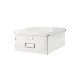 Leitz Oppbevaringsboks Click&Store Large – Elegant Design (LTZ60450001, Hvit, 1 Eske)
