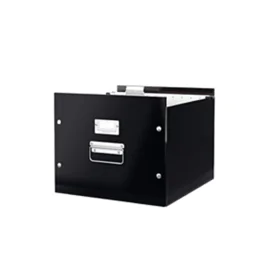Leitz Oppbevaringsboks Click&Store – Praktisk og Moderne (LTZ60460095, Svart, 1 Eske)