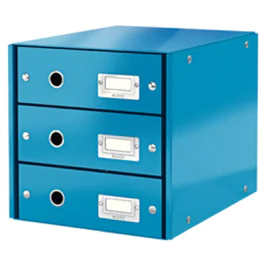Leitz Skuffkabinett Click&Store – Elegant Oppbevaring (LTZ60480036, Blå, 1 Eske)