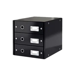 Leitz Skuffkabinett Click&Store – Praktisk Oppbevaring (LTZ60480095, Svart, 1 Eske)