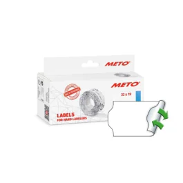 Meto 30007368 Avtakbare prisetiketter 5000 stk hvit