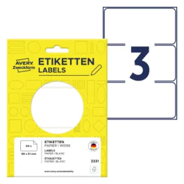 Avery 3331 Flerbruksetiketter 98 x 51 mm hvit