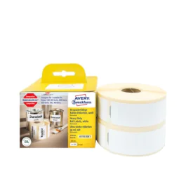 Avery A1933081 Polyesteretiketter til etikettskriver 25 x 89 mm hvit